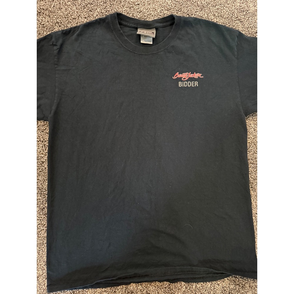 Barrett-Jackson‎ Scottsdale 2013 Bidder T-Shirt Mens Large Black Car Auction L